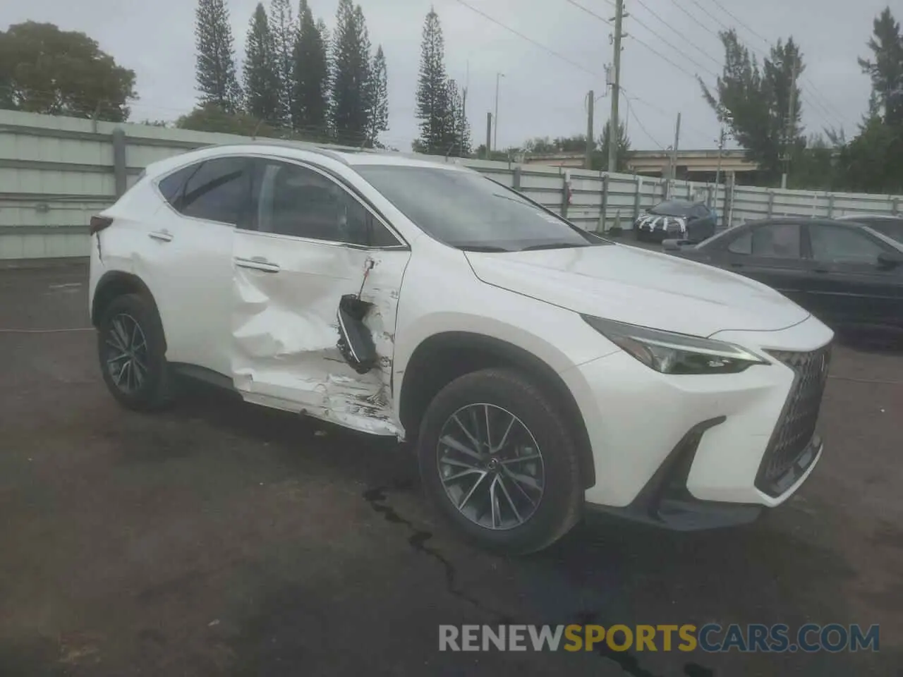4 fotografías del automóvil dañado JTJGGCEZ4P2009461 LEXUS NX 350 2023