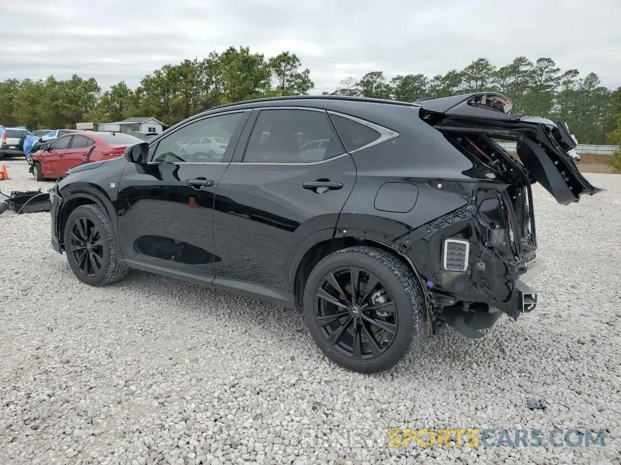 2 fotografías del automóvil dañado JTJKGCEZ8P5005034 LEXUS NX 350 2023