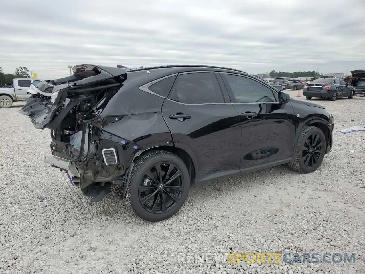 3 fotografías del automóvil dañado JTJKGCEZ8P5005034 LEXUS NX 350 2023