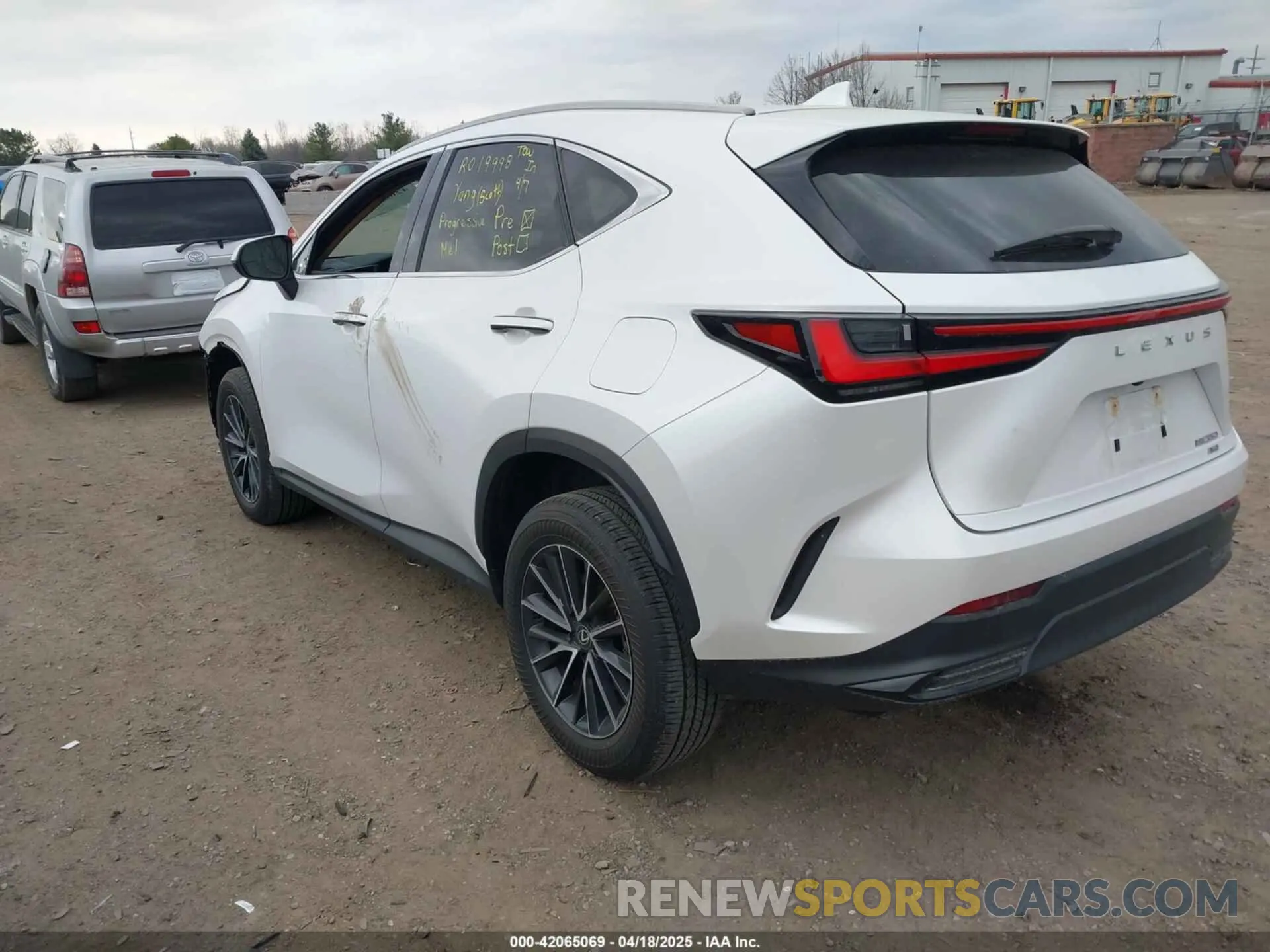3 fotografías del automóvil dañado 2T2AGCEZ2RC057372 LEXUS NX 350 2024