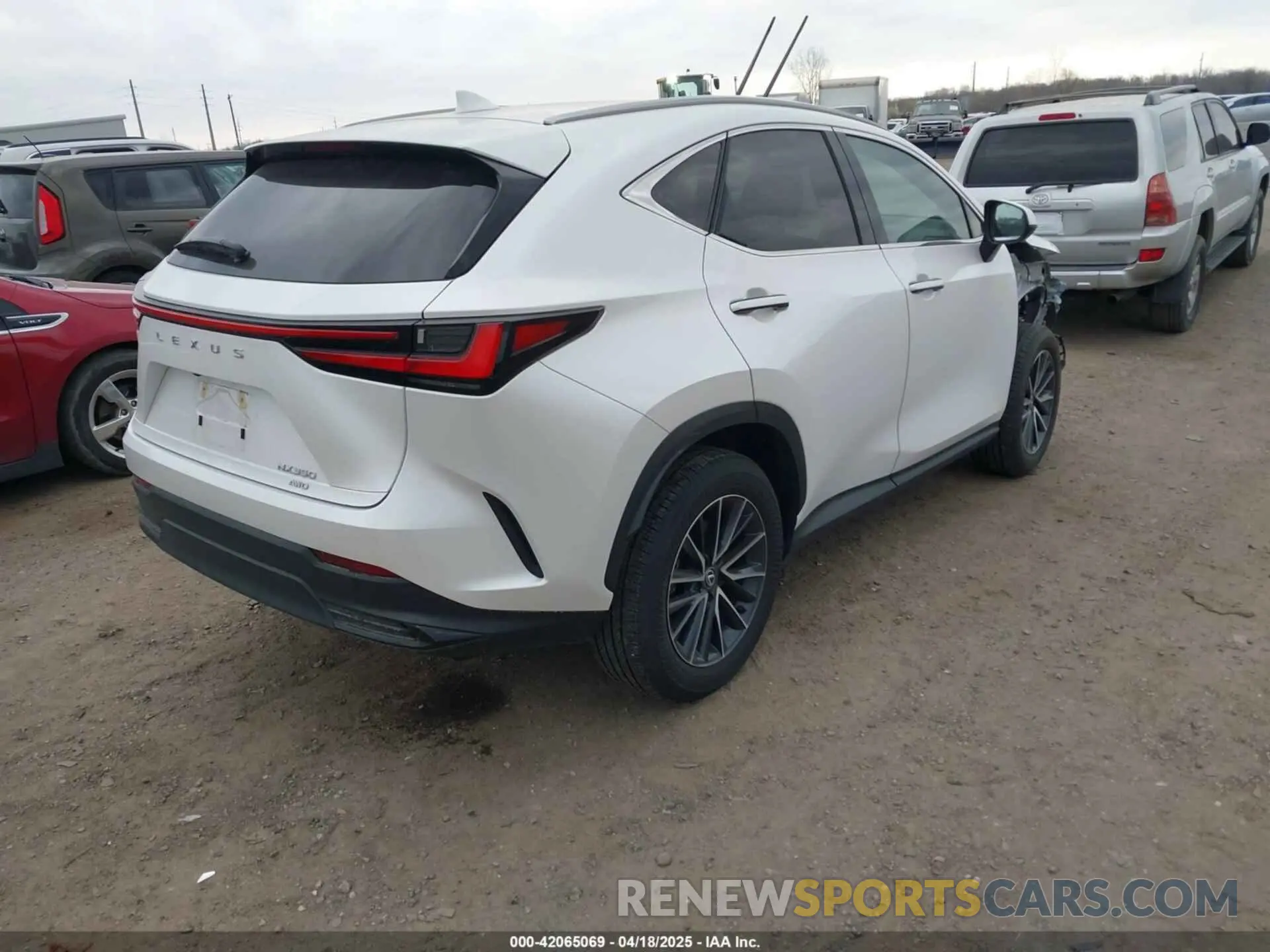 4 fotografías del automóvil dañado 2T2AGCEZ2RC057372 LEXUS NX 350 2024