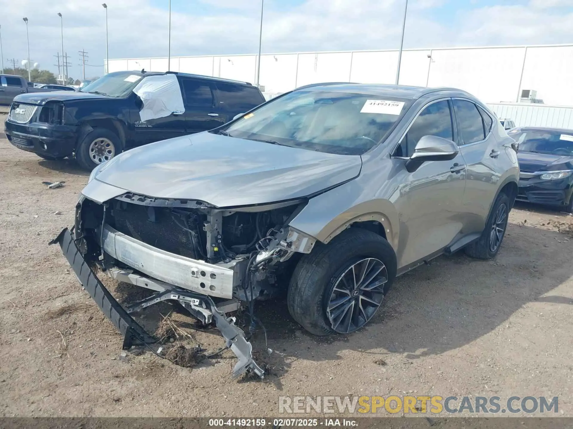 2 fotografías del automóvil dañado 2T2GGCEZXRC038367 LEXUS NX 350 2024
