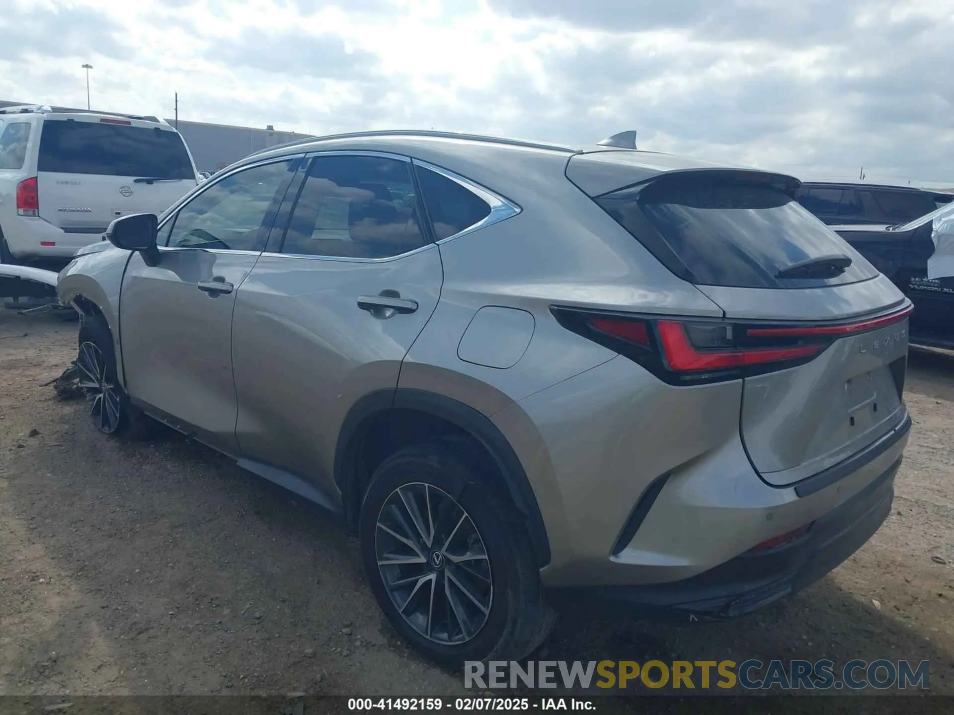 3 fotografías del automóvil dañado 2T2GGCEZXRC038367 LEXUS NX 350 2024