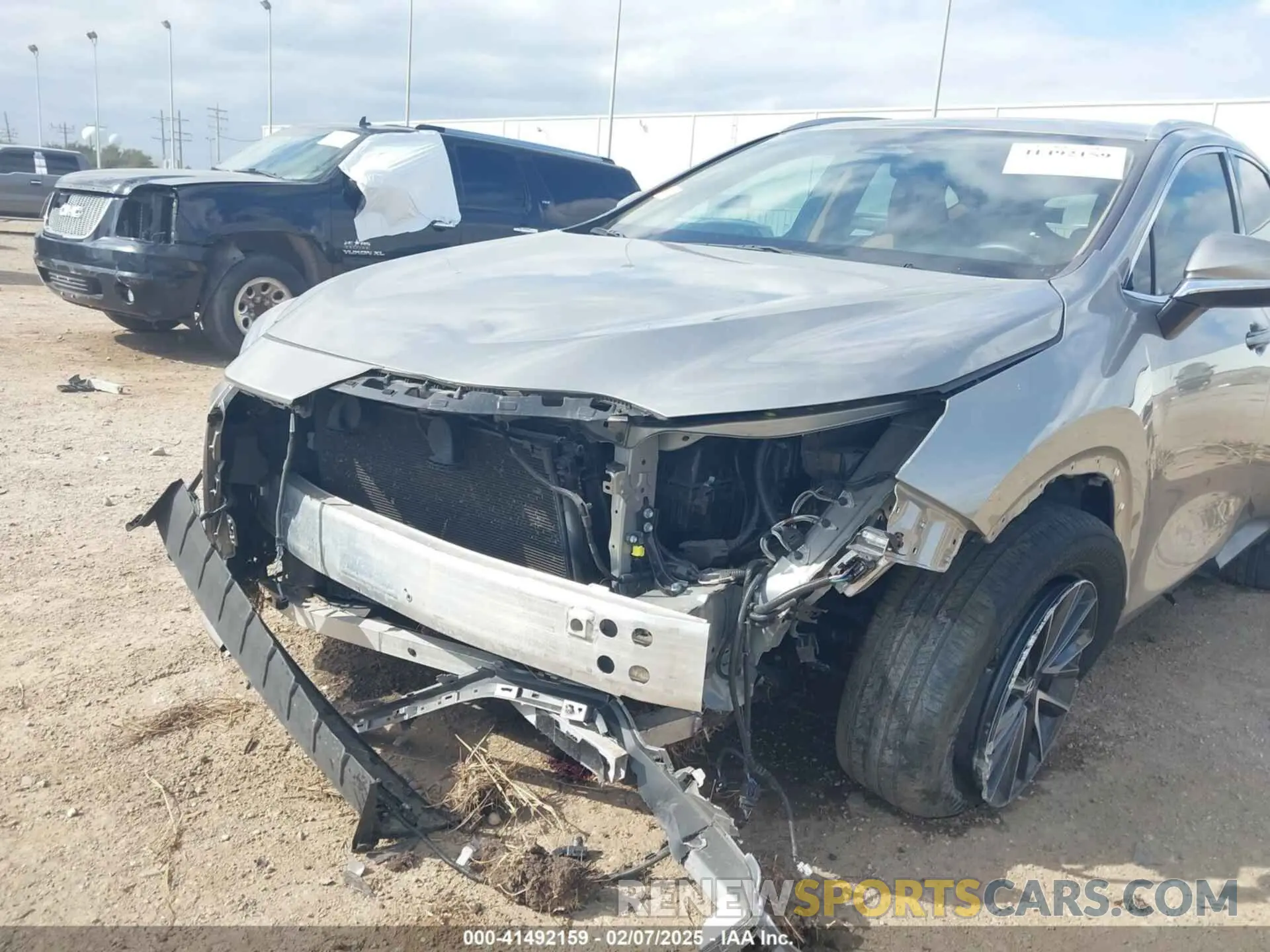 6 fotografías del automóvil dañado 2T2GGCEZXRC038367 LEXUS NX 350 2024