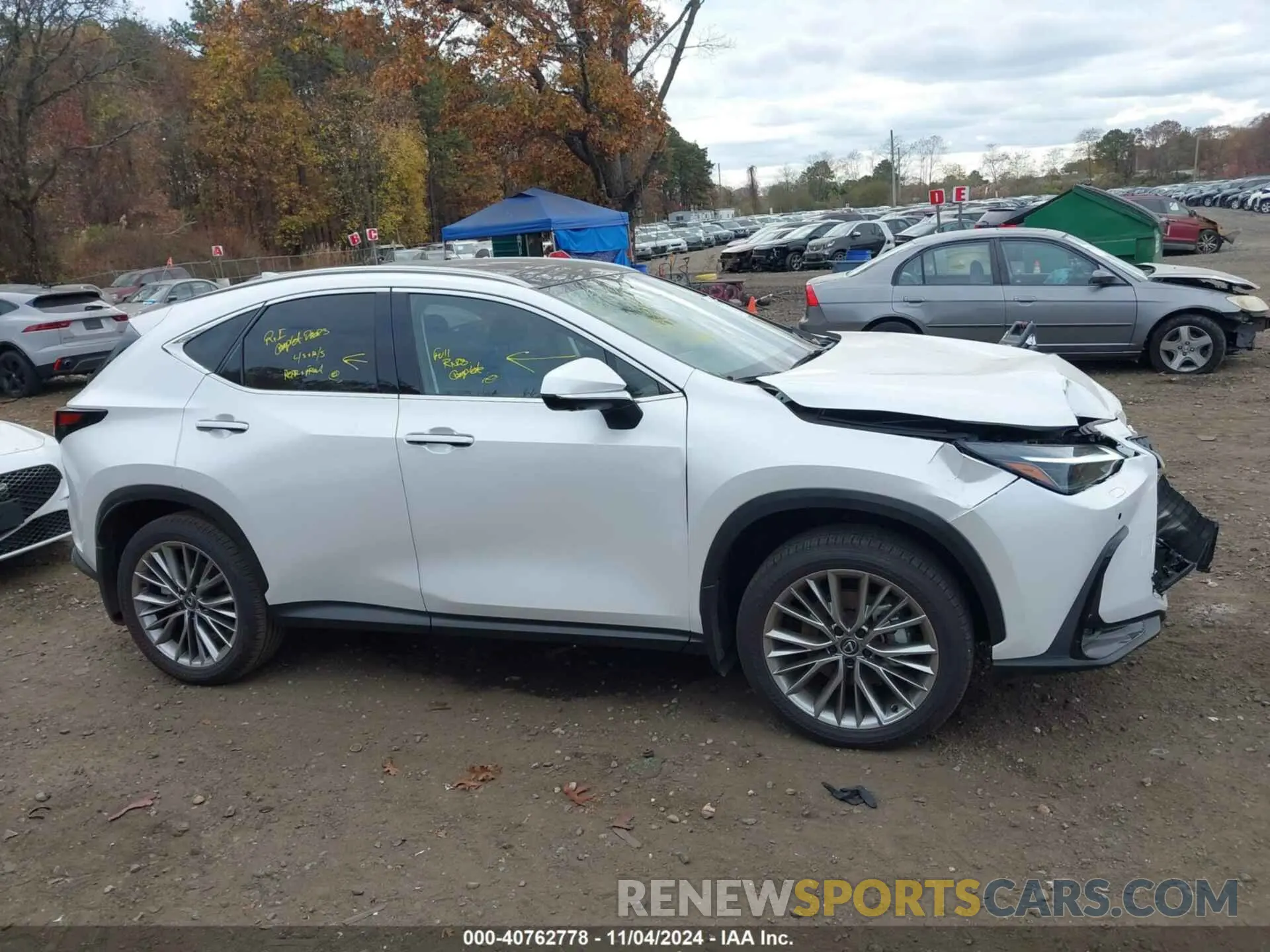 13 fotografías del automóvil dañado JTJHGCEZXR5010149 LEXUS NX 350 2024