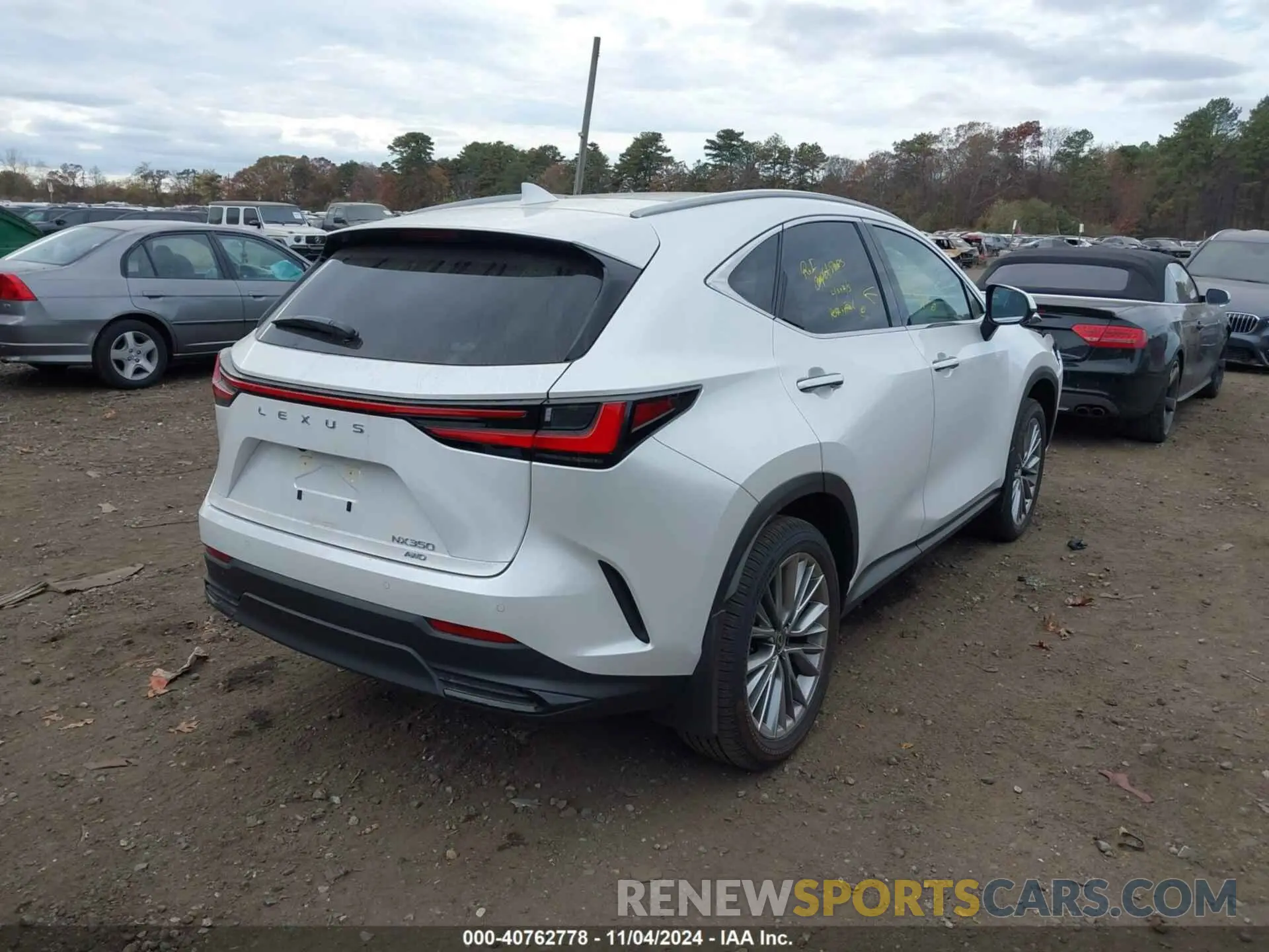 4 fotografías del automóvil dañado JTJHGCEZXR5010149 LEXUS NX 350 2024
