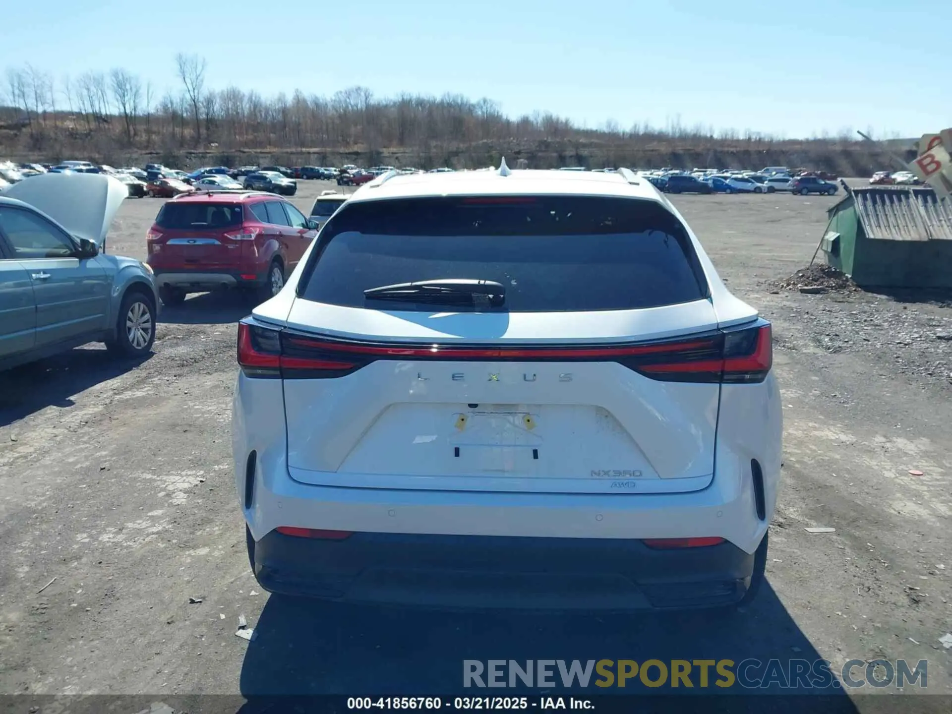 16 fotografías del automóvil dañado 2T2GGCEZ1SC067262 LEXUS NX 350 2025