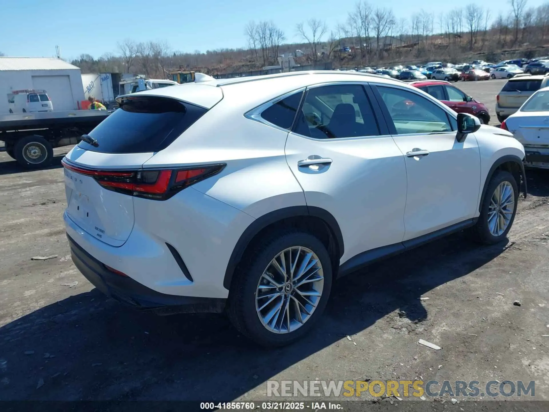 4 fotografías del automóvil dañado 2T2GGCEZ1SC067262 LEXUS NX 350 2025