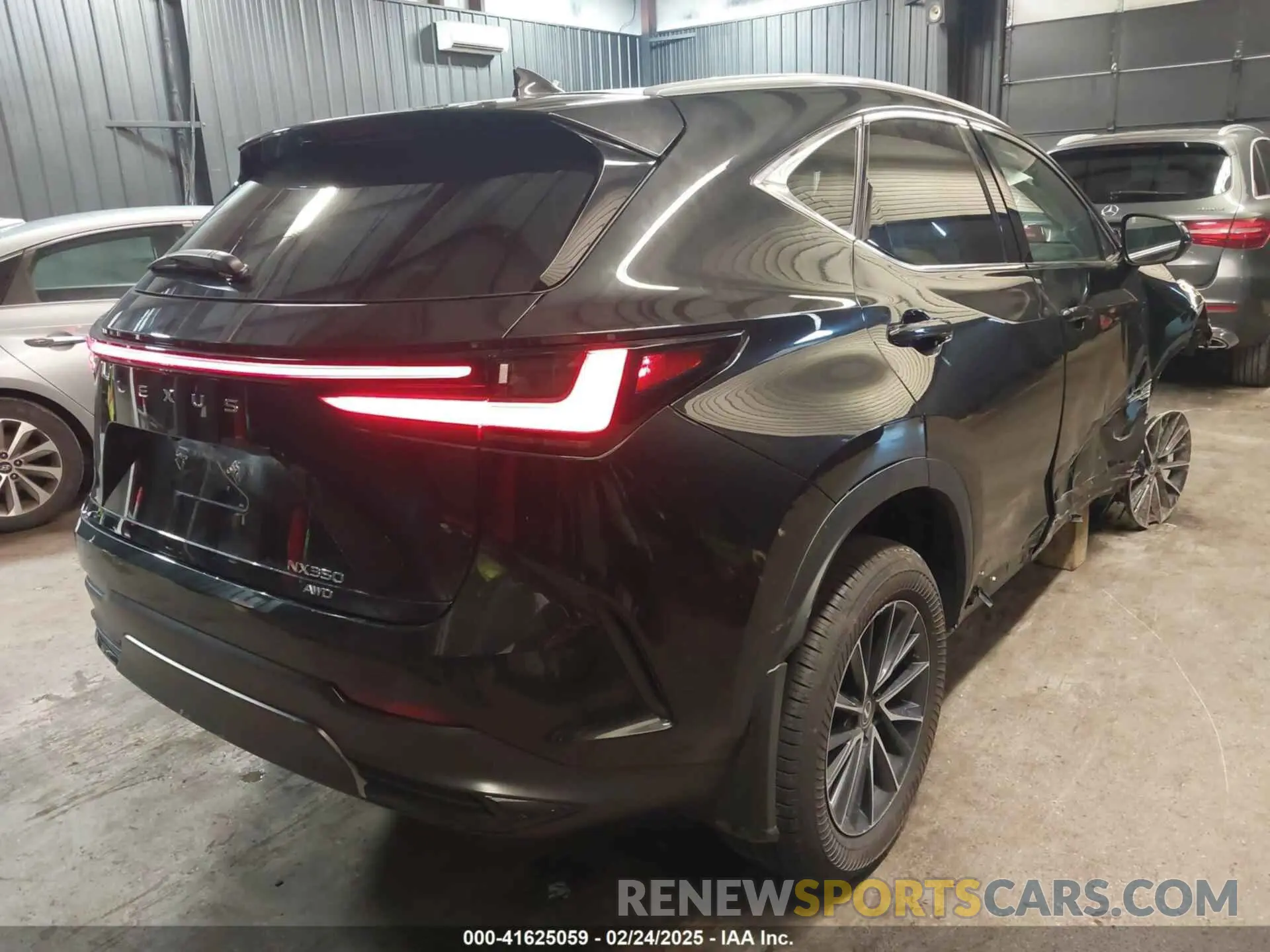 4 fotografías del automóvil dañado 2T2GGCEZ5SC063294 LEXUS NX 350 2025