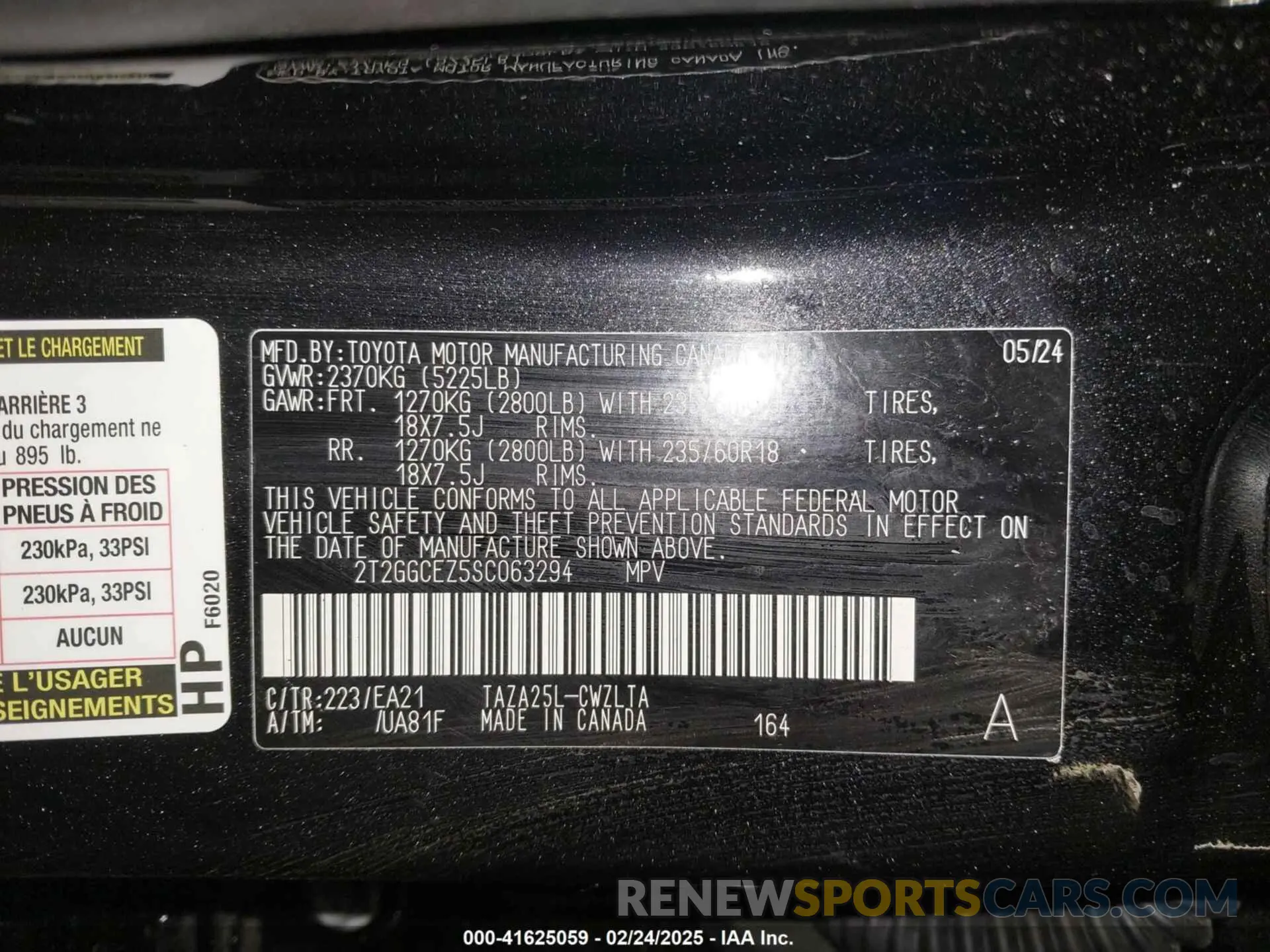 9 fotografías del automóvil dañado 2T2GGCEZ5SC063294 LEXUS NX 350 2025