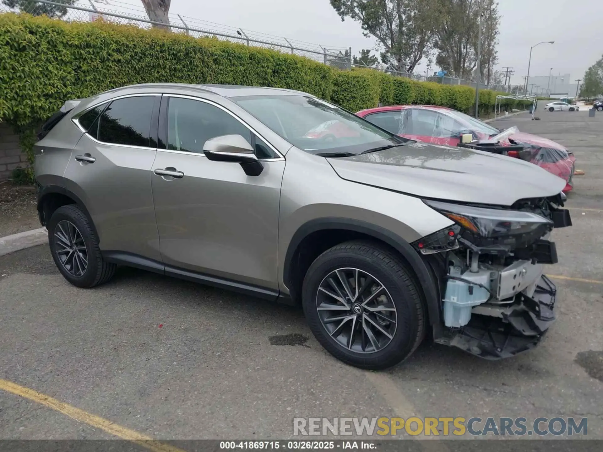 1 fotografías del automóvil dañado 2T2GGCEZ8SC060289 LEXUS NX 350 2025