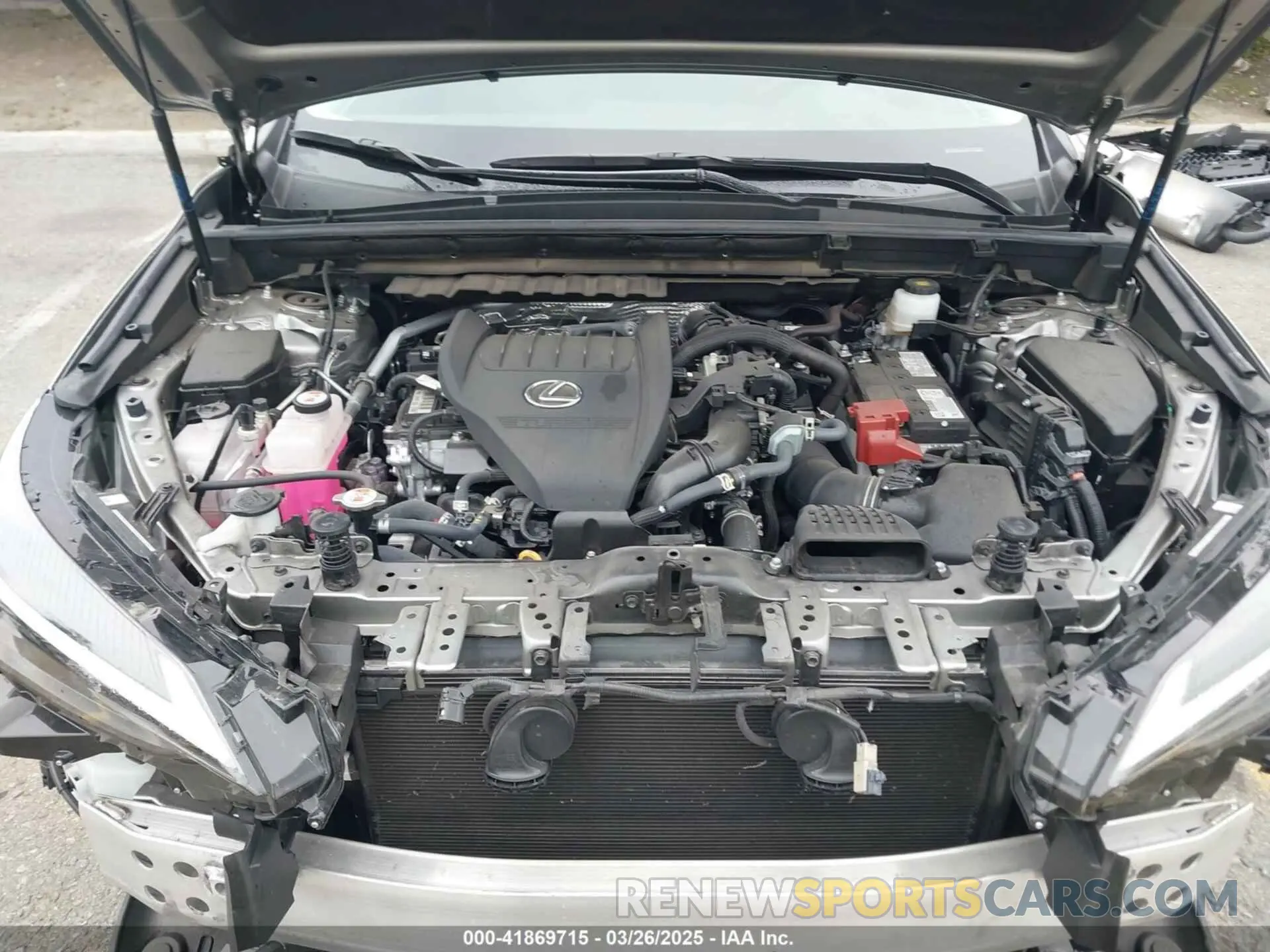 10 fotografías del automóvil dañado 2T2GGCEZ8SC060289 LEXUS NX 350 2025