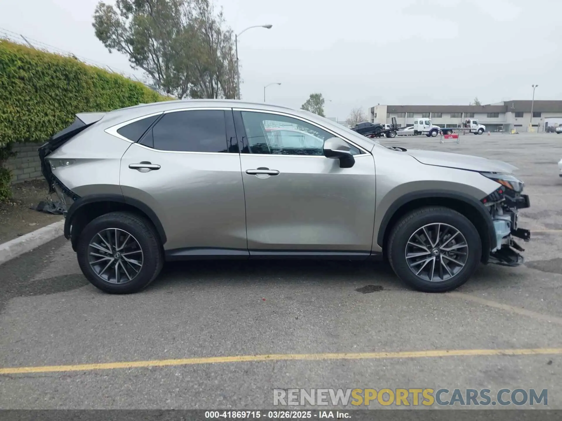14 fotografías del automóvil dañado 2T2GGCEZ8SC060289 LEXUS NX 350 2025