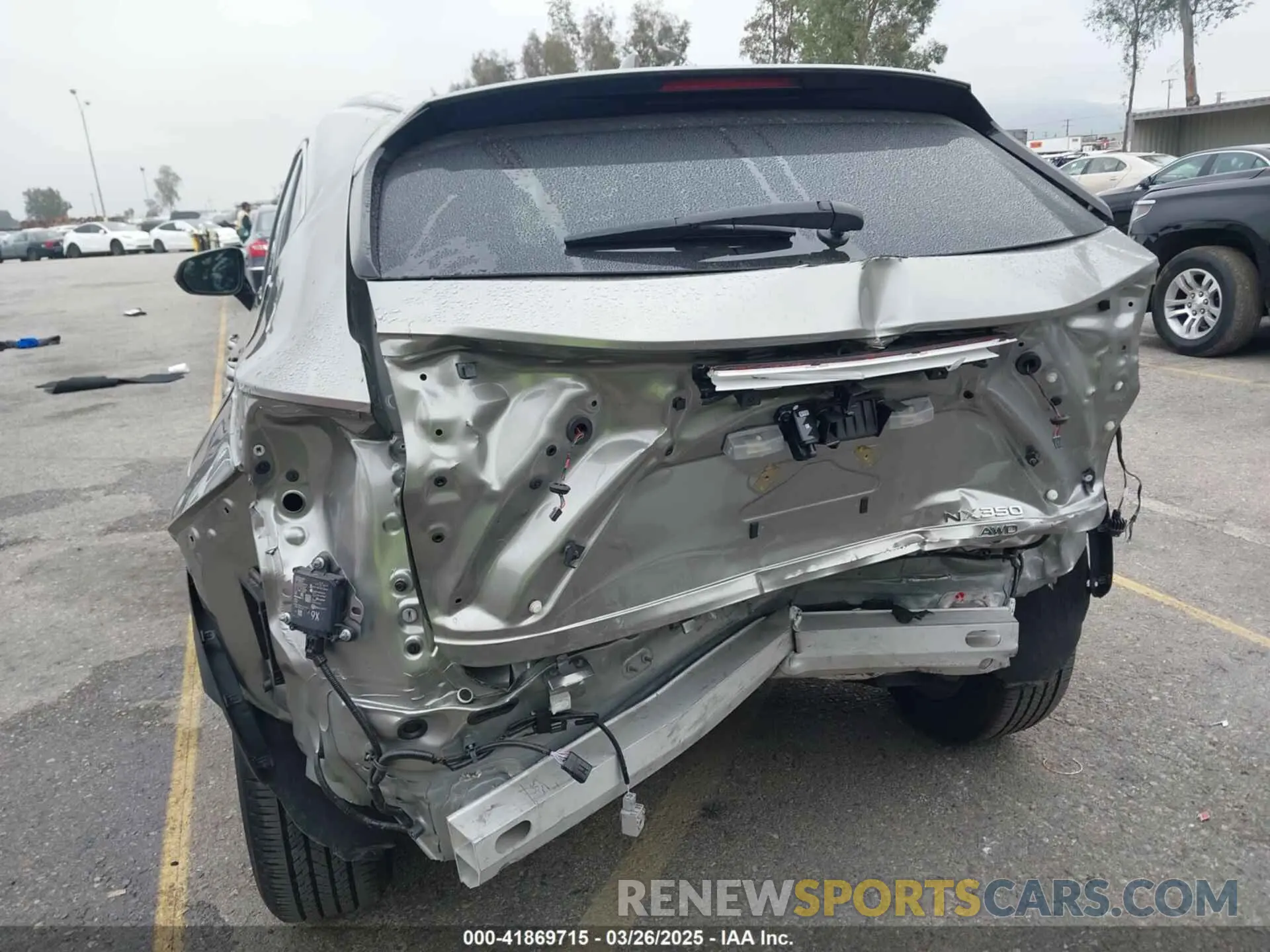 6 fotografías del automóvil dañado 2T2GGCEZ8SC060289 LEXUS NX 350 2025