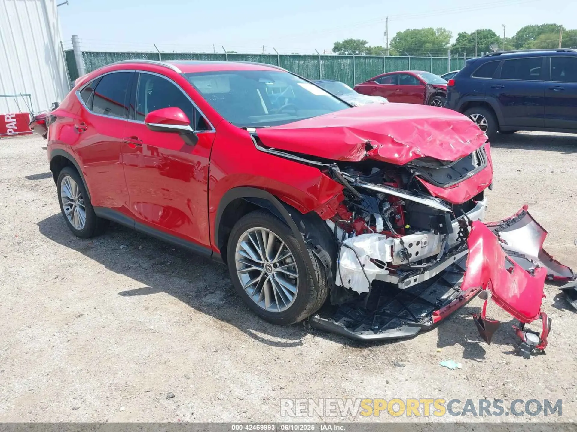 1 fotografías del automóvil dañado 2T2GGCEZ9SC071544 LEXUS NX 350 2025