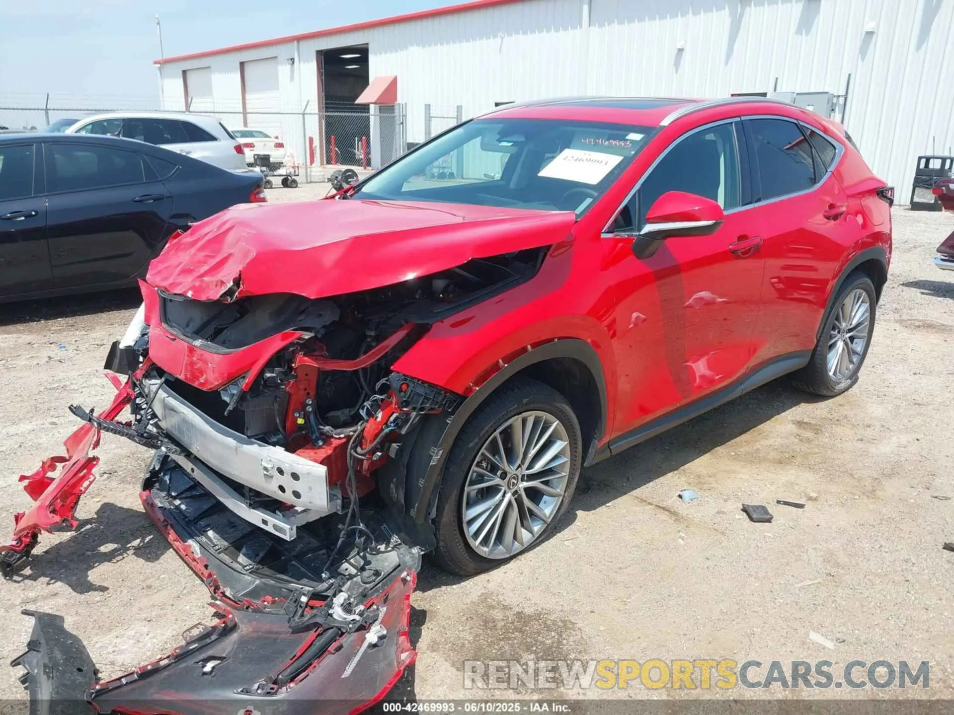 2 fotografías del automóvil dañado 2T2GGCEZ9SC071544 LEXUS NX 350 2025