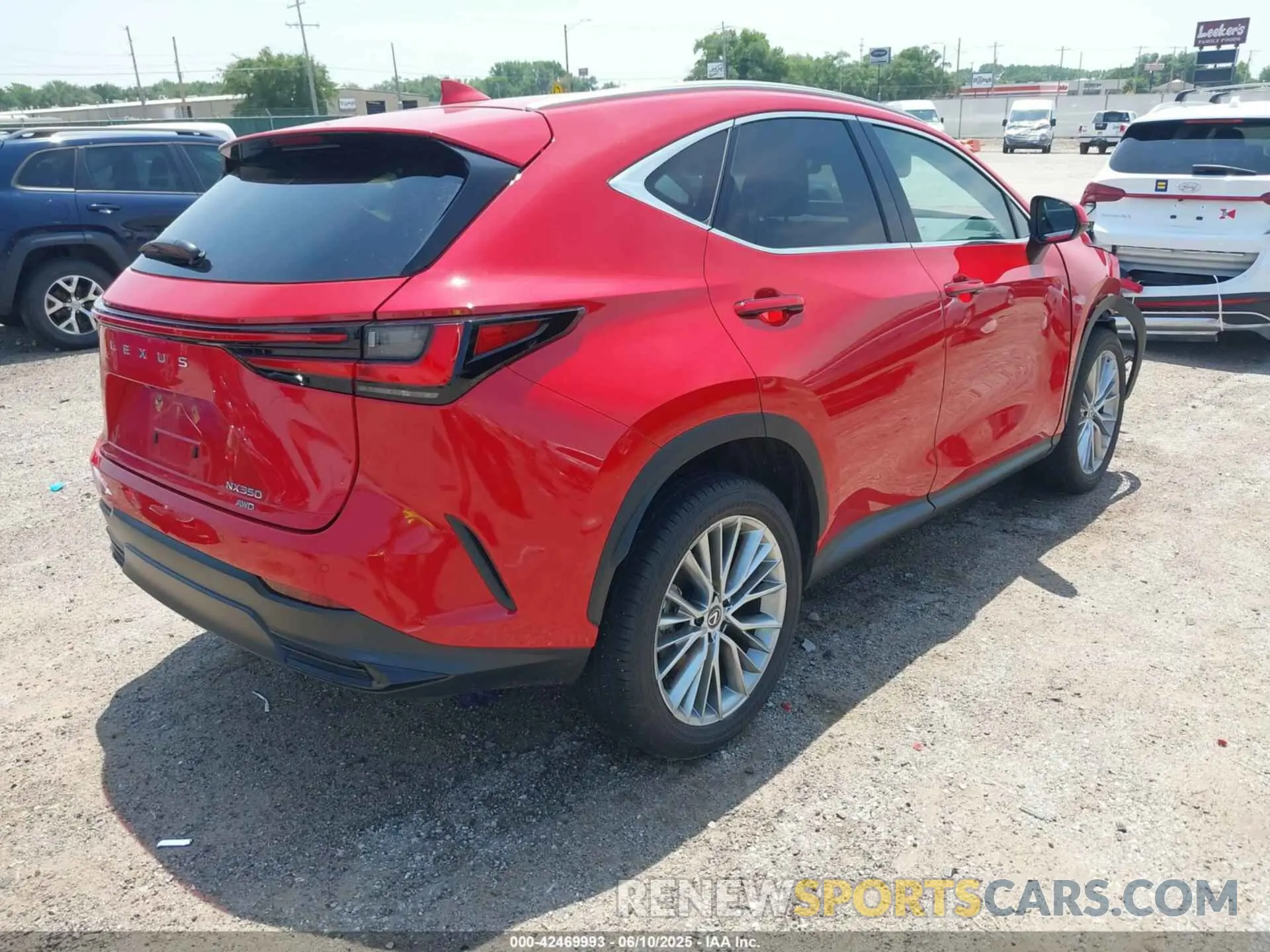 4 fotografías del automóvil dañado 2T2GGCEZ9SC071544 LEXUS NX 350 2025