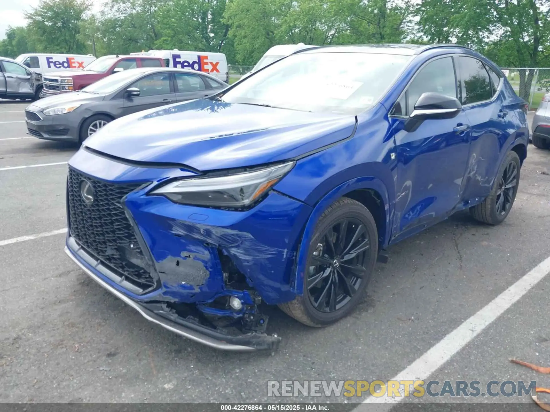 2 fotografías del automóvil dañado 2T2KGCEZ1SC077493 LEXUS NX 350 2025