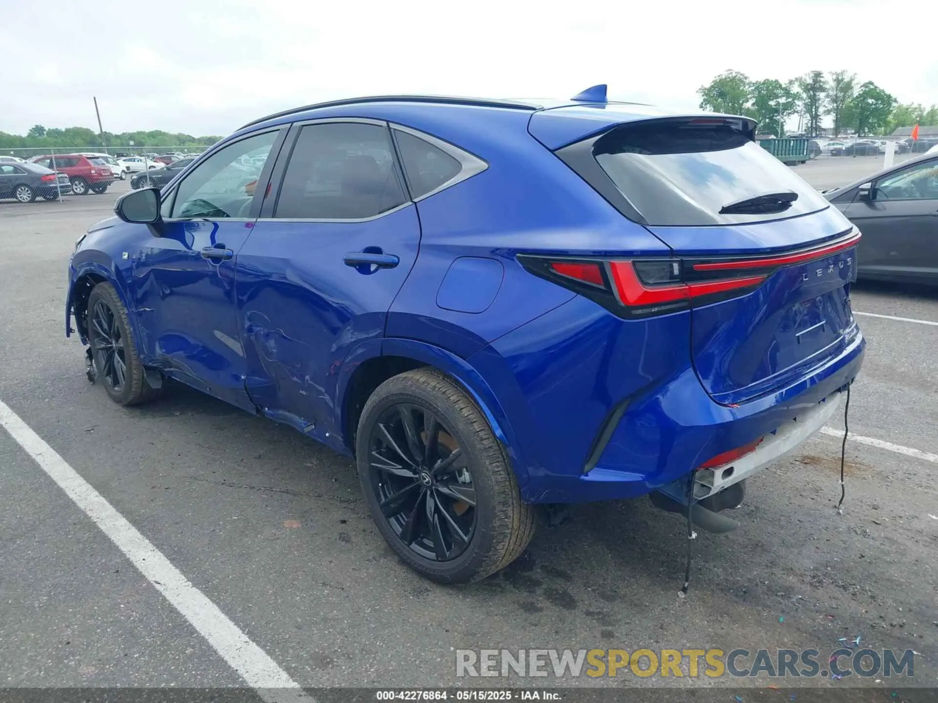 3 fotografías del automóvil dañado 2T2KGCEZ1SC077493 LEXUS NX 350 2025