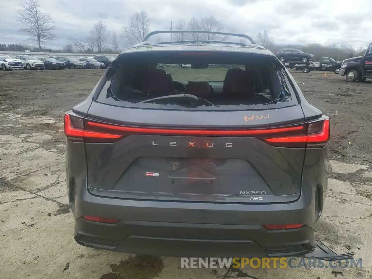 6 fotografías del automóvil dañado 2T2AGCEZ9RC040830 LEXUS NX 350 BAS 2024