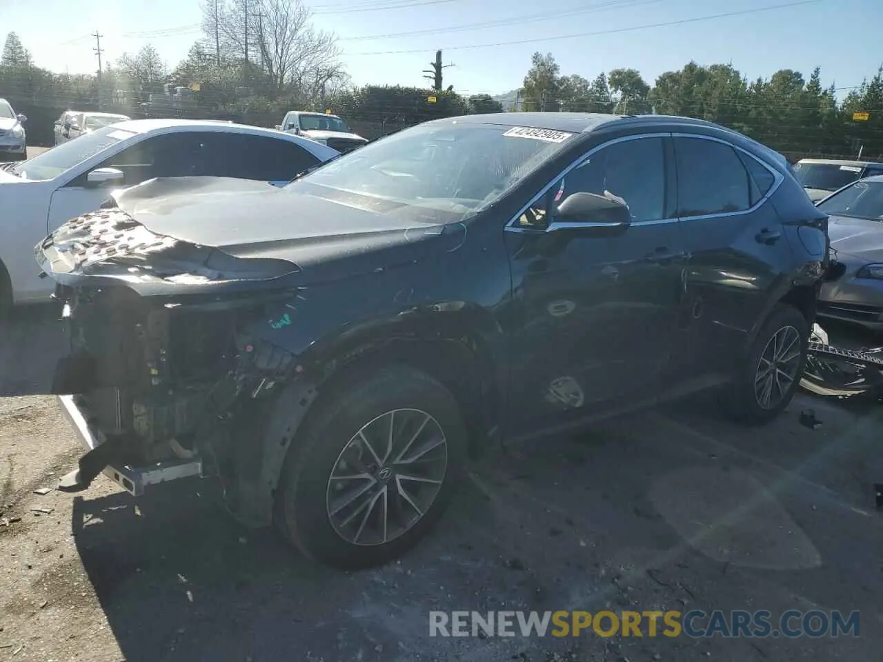 1 fotografías del automóvil dañado JTJAGCEZ7R5009008 LEXUS NX 350 BAS 2024