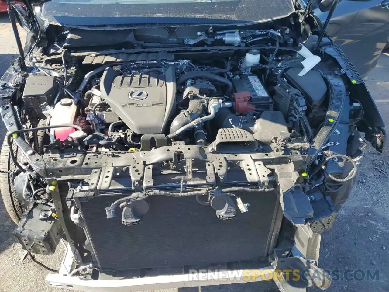 12 fotografías del automóvil dañado JTJAGCEZ7R5009008 LEXUS NX 350 BAS 2024