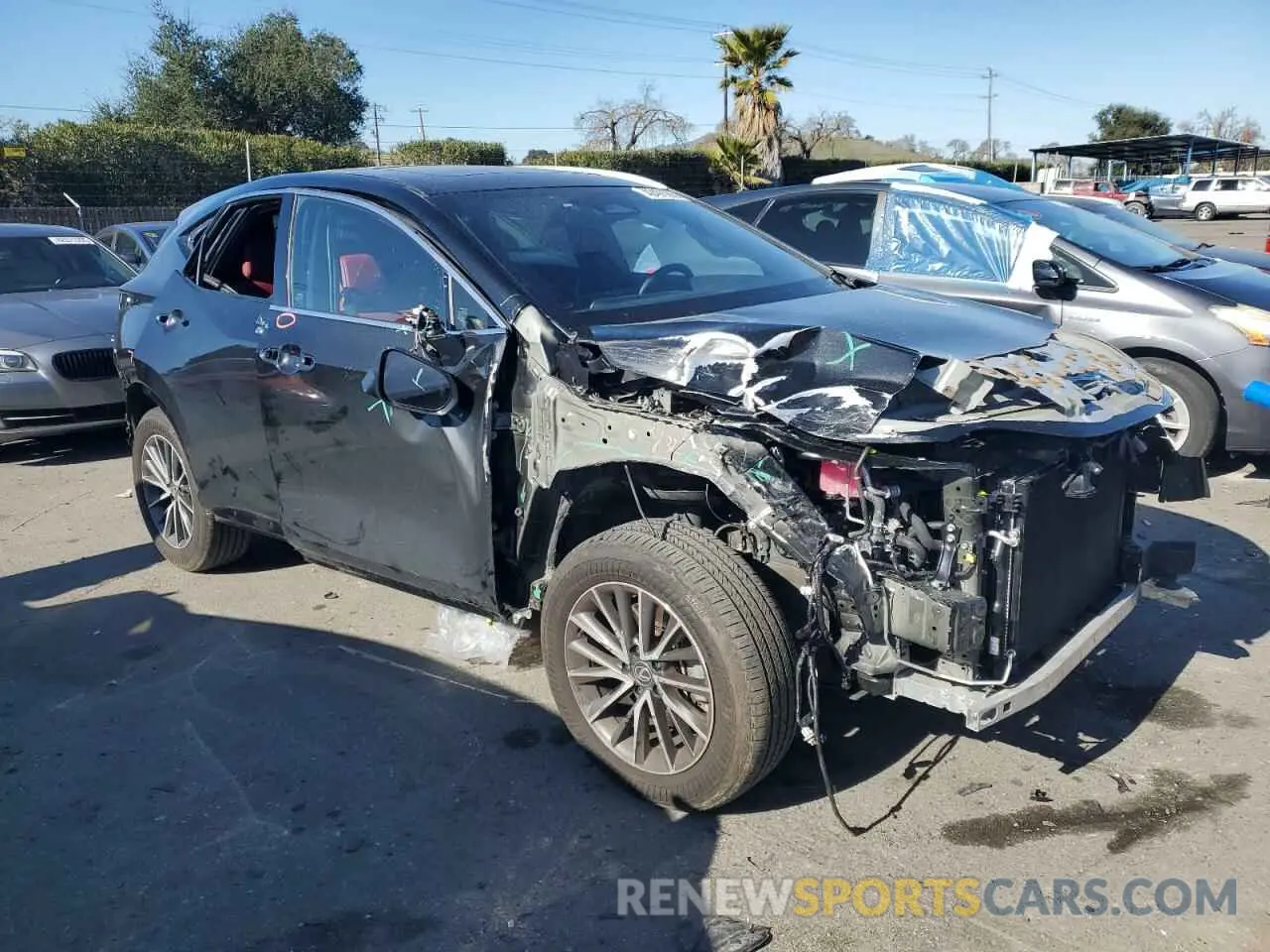 4 fotografías del automóvil dañado JTJAGCEZ7R5009008 LEXUS NX 350 BAS 2024