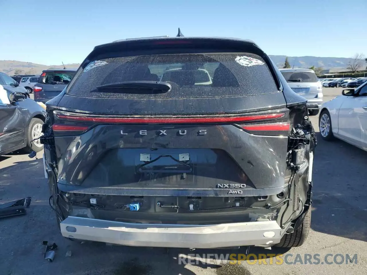 6 fotografías del automóvil dañado JTJAGCEZ7R5009008 LEXUS NX 350 BAS 2024