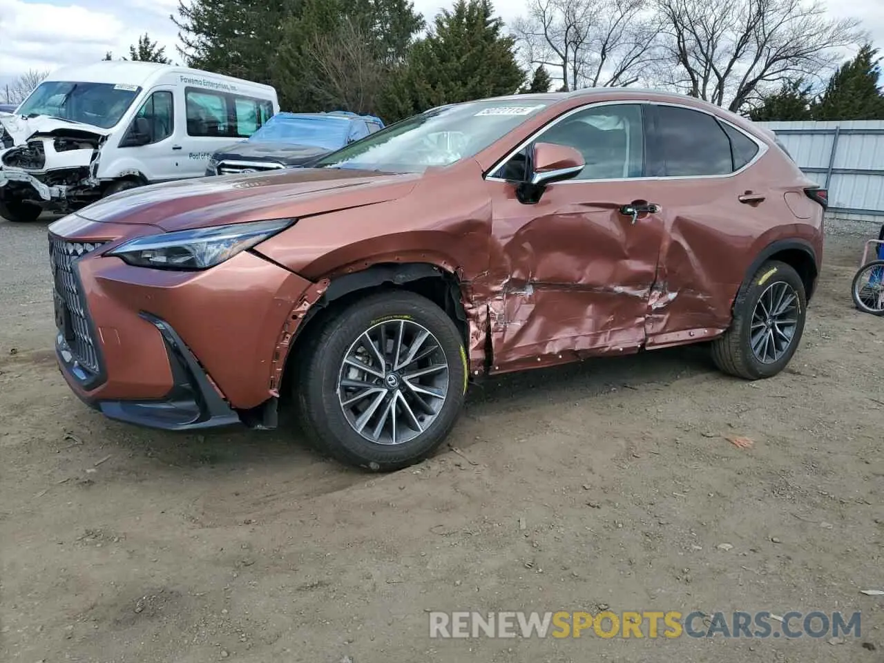 1 fotografías del automóvil dañado 2T2AGCEZ0SC065105 LEXUS NX 350 BAS 2025