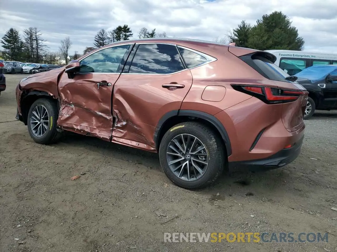2 fotografías del automóvil dañado 2T2AGCEZ0SC065105 LEXUS NX 350 BAS 2025