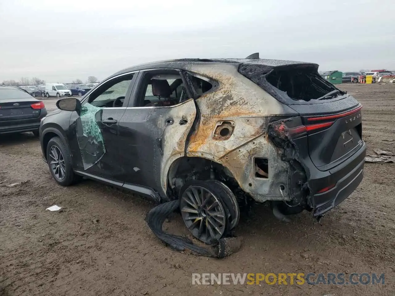 2 fotografías del automóvil dañado 2T2AGCEZ1SC071771 LEXUS NX 350 BAS 2025