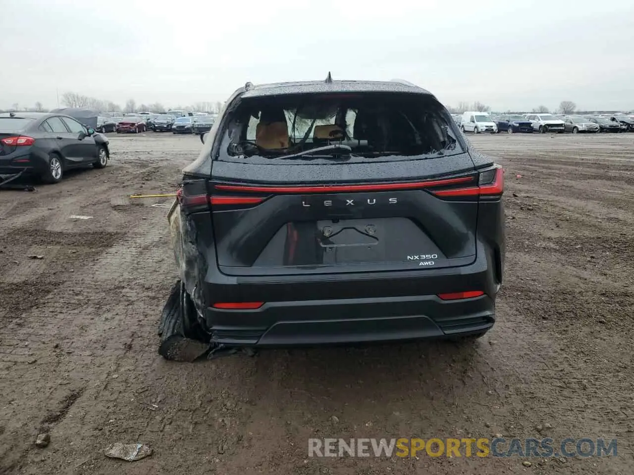 6 fotografías del automóvil dañado 2T2AGCEZ1SC071771 LEXUS NX 350 BAS 2025