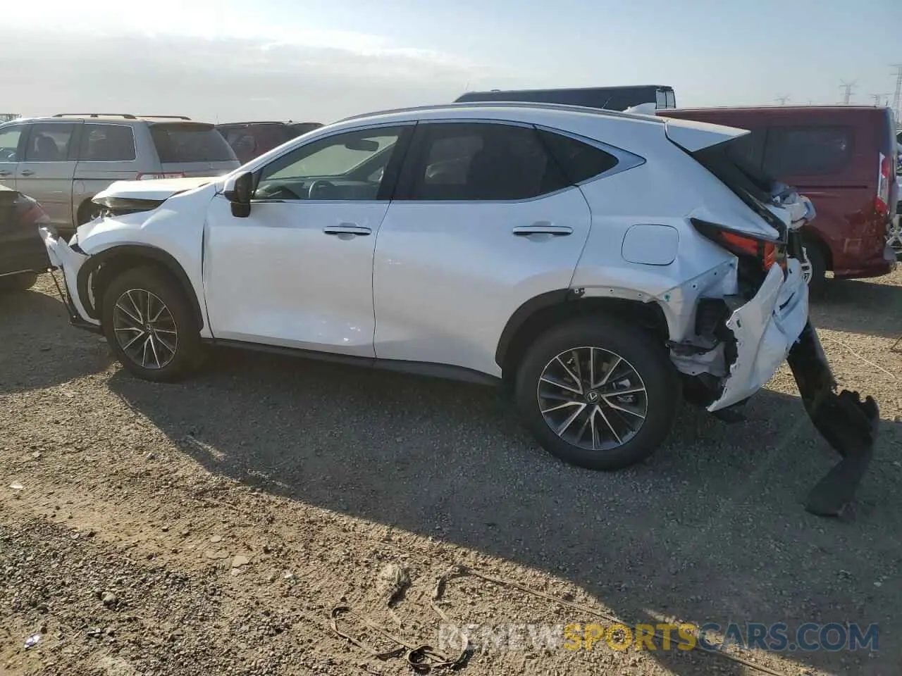 2 fotografías del automóvil dañado 2T2AGCEZ4SC061543 LEXUS NX 350 BAS 2025