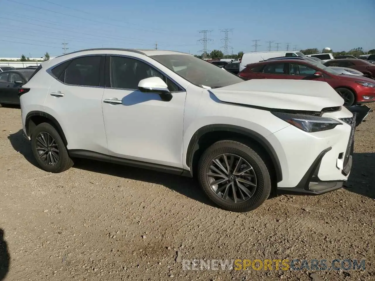 4 fotografías del automóvil dañado 2T2AGCEZ4SC061543 LEXUS NX 350 BAS 2025