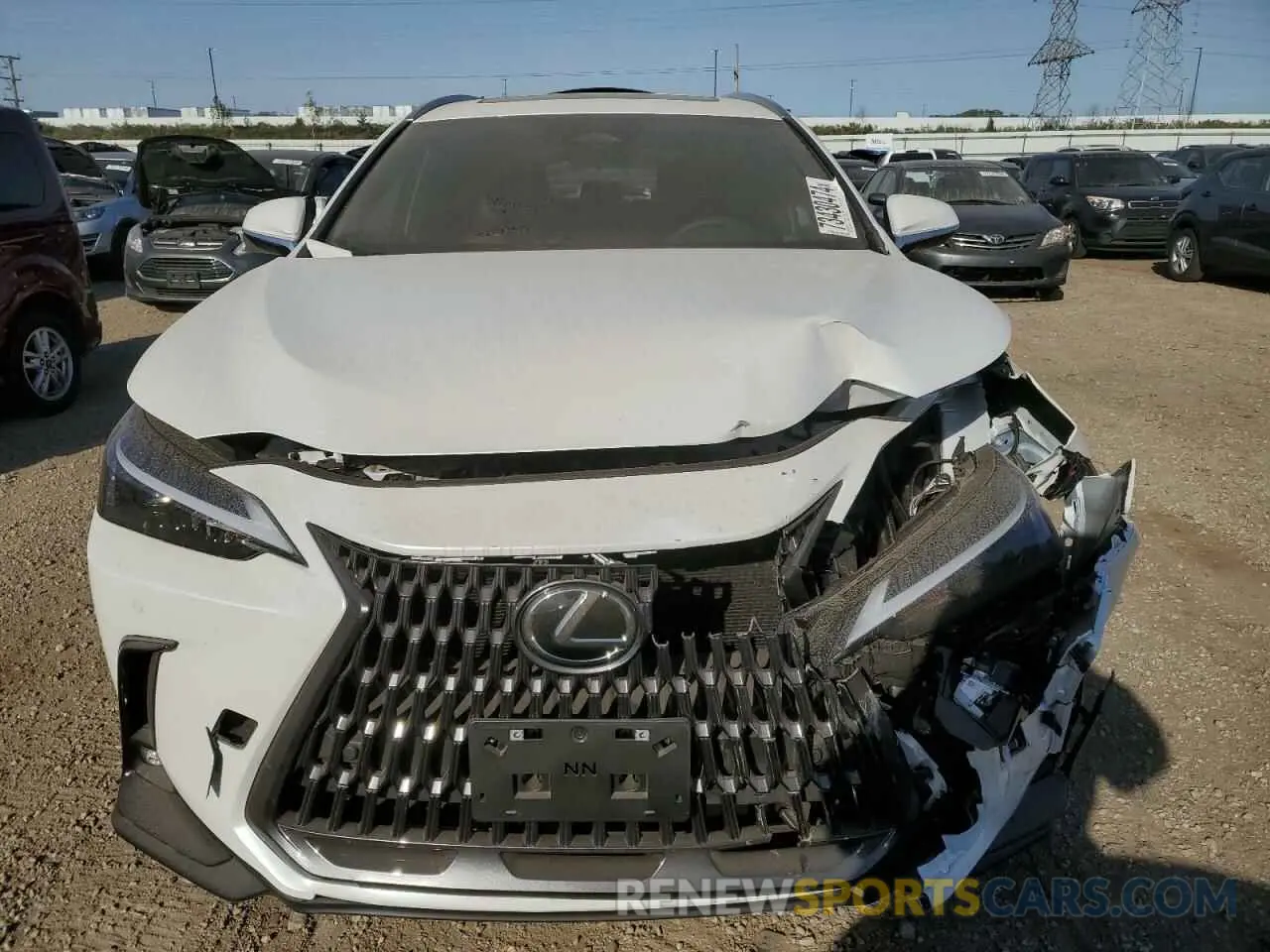5 fotografías del automóvil dañado 2T2AGCEZ4SC061543 LEXUS NX 350 BAS 2025