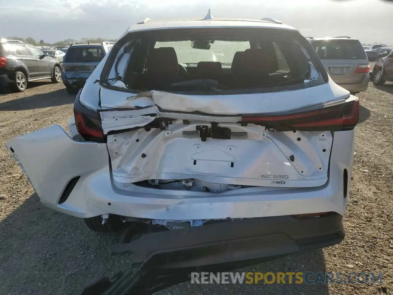 6 fotografías del automóvil dañado 2T2AGCEZ4SC061543 LEXUS NX 350 BAS 2025