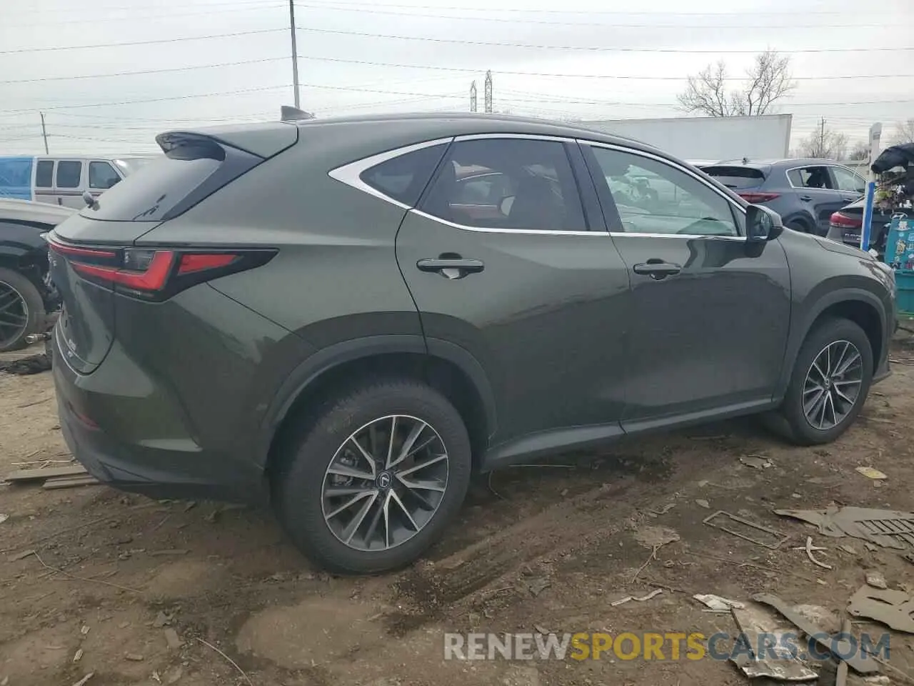 3 fotografías del automóvil dañado 2T2AGCEZ9SC064597 LEXUS NX 350 BAS 2025