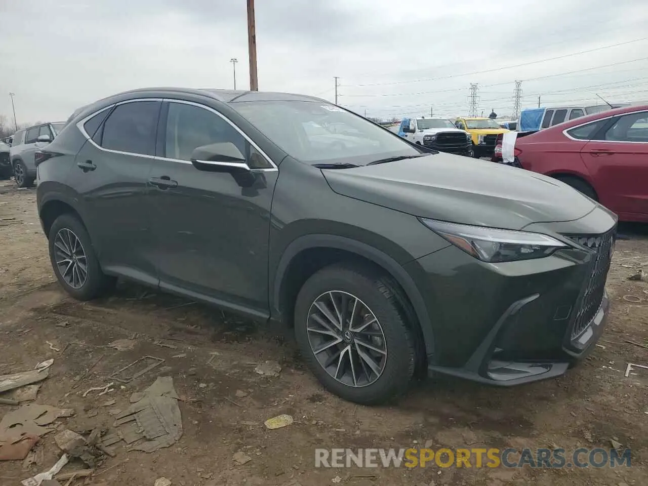 4 fotografías del automóvil dañado 2T2AGCEZ9SC064597 LEXUS NX 350 BAS 2025