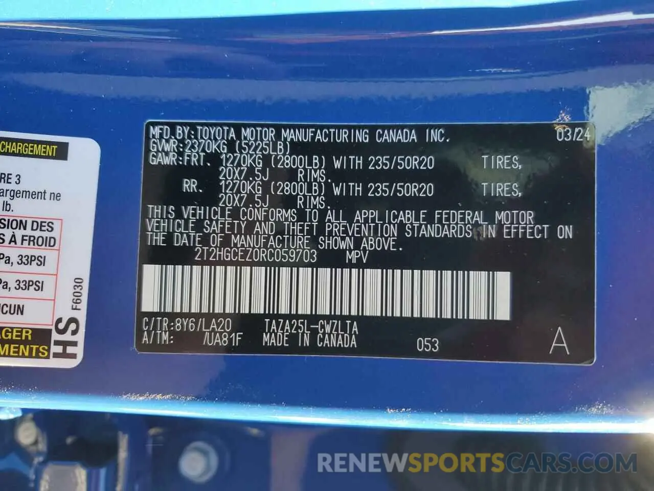 13 fotografías del automóvil dañado 2T2HGCEZ0RC059703 LEXUS NX 350 LUX 2024