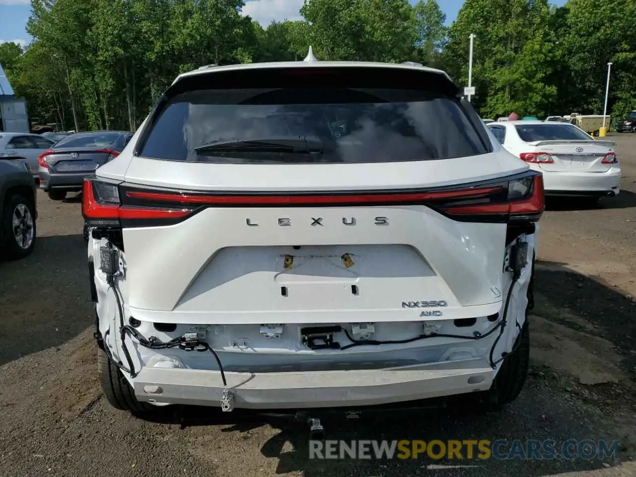 6 fotografías del automóvil dañado 2T2HGCEZ1RC048676 LEXUS NX 350 LUX 2024