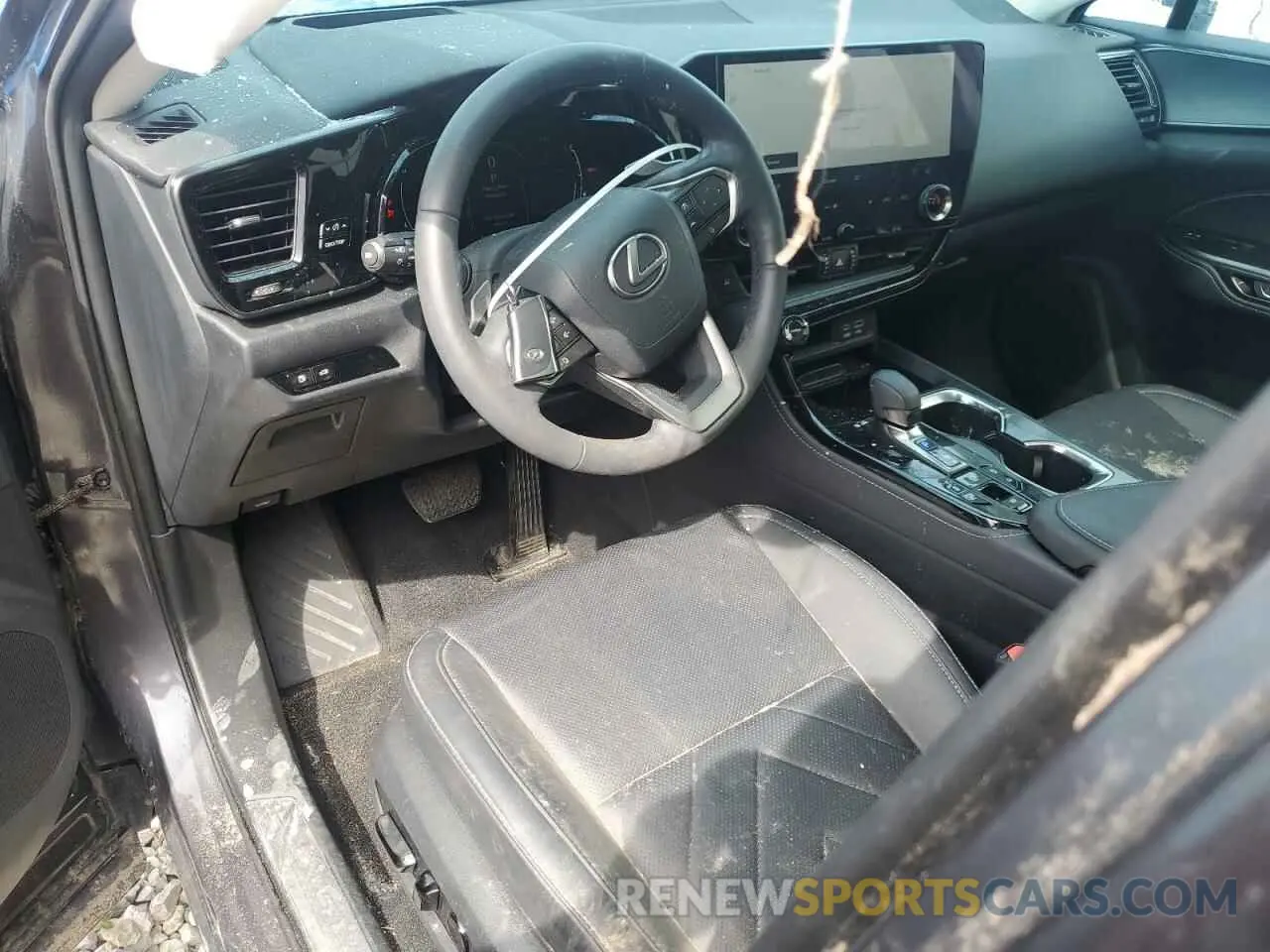 8 fotografías del automóvil dañado 2T2HGCEZ9RC032032 LEXUS NX 350 LUX 2024