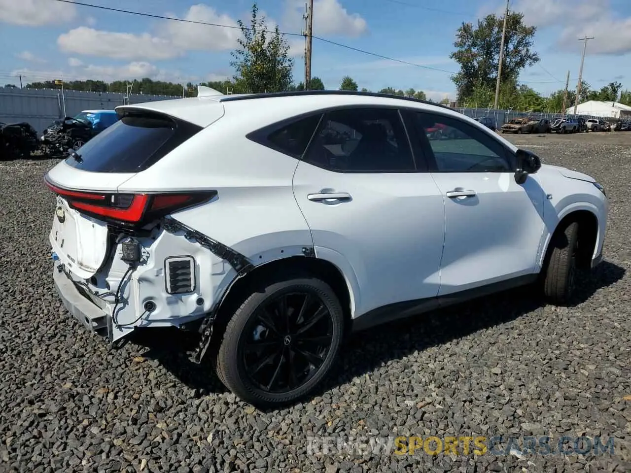 3 fotografías del automóvil dañado JTJKGCEZ0R2013925 LEXUS NX 350 LUX 2024