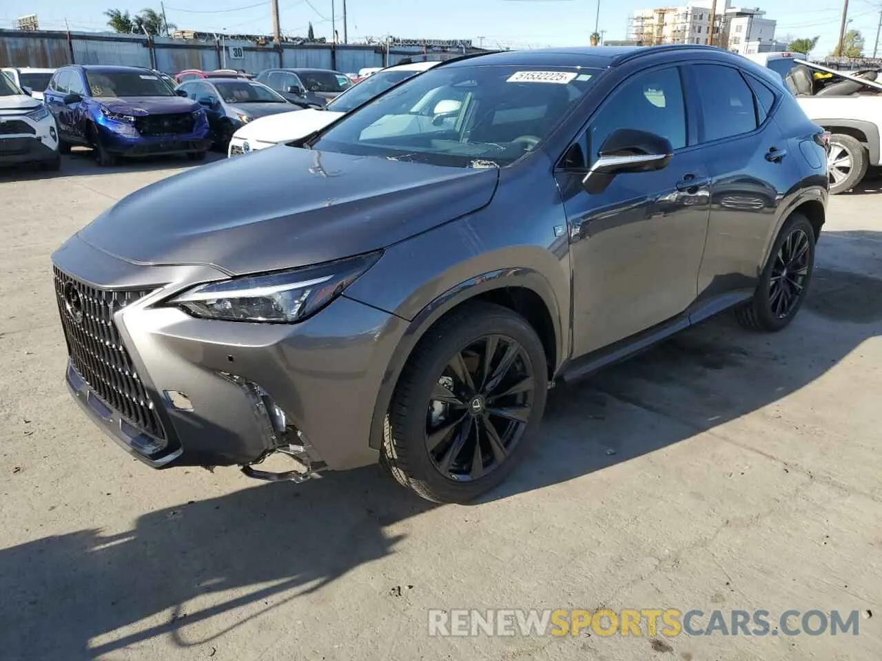 1 fotografías del automóvil dañado 2T2KGCEZ5SC060728 LEXUS NX 350 LUX 2025