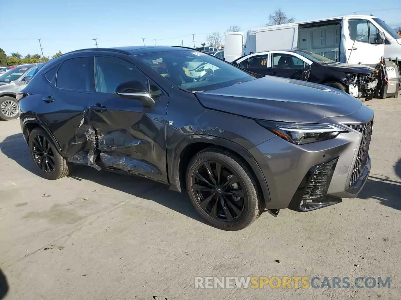 4 fotografías del automóvil dañado 2T2KGCEZ5SC060728 LEXUS NX 350 LUX 2025