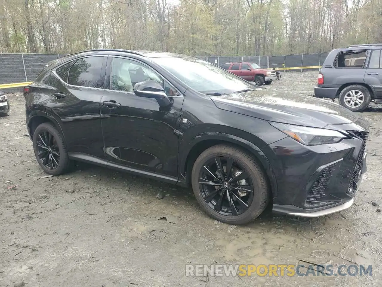 4 fotografías del automóvil dañado 2T2KGCEZXSC078478 LEXUS NX 350 LUX 2025