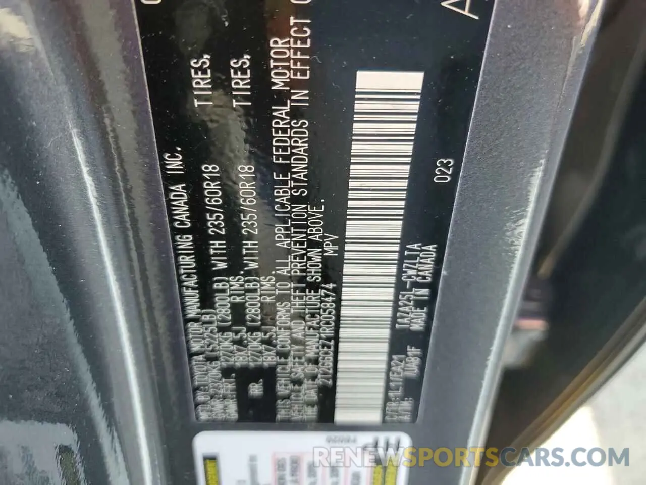 13 fotografías del automóvil dañado 2T2GGCEZ1RC058474 LEXUS NX 350 PRE 2024