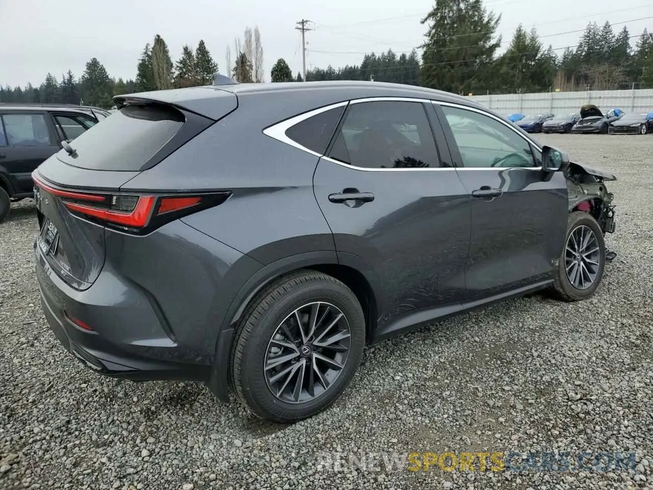 3 fotografías del automóvil dañado 2T2GGCEZ2RC047693 LEXUS NX 350 PRE 2024