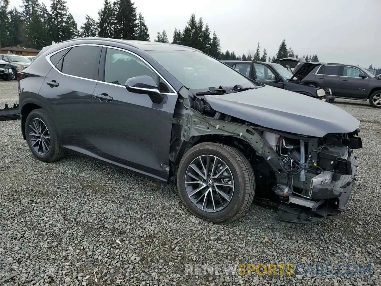 4 fotografías del automóvil dañado 2T2GGCEZ2RC047693 LEXUS NX 350 PRE 2024