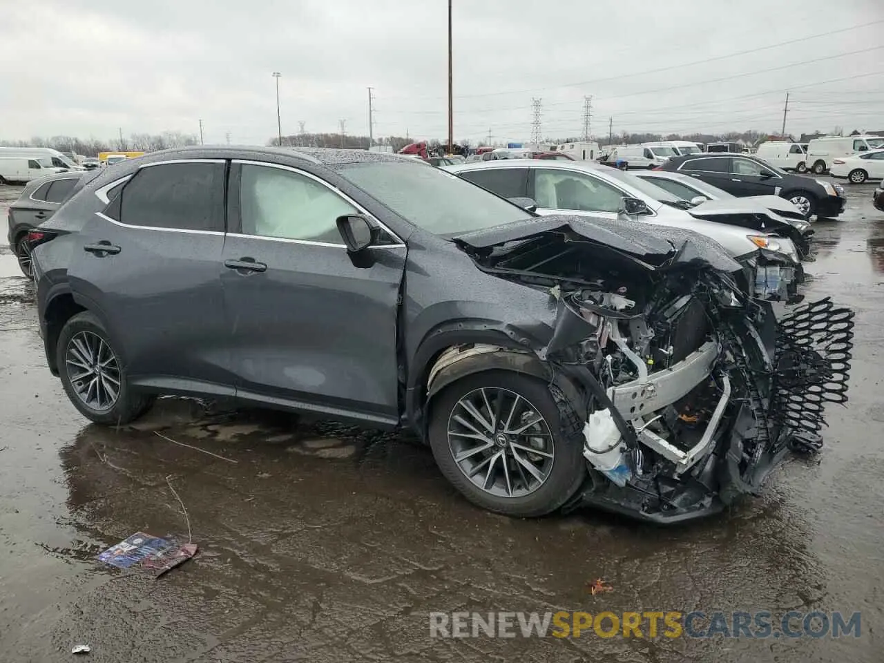 4 fotografías del automóvil dañado 2T2GGCEZ3RC034015 LEXUS NX 350 PRE 2024