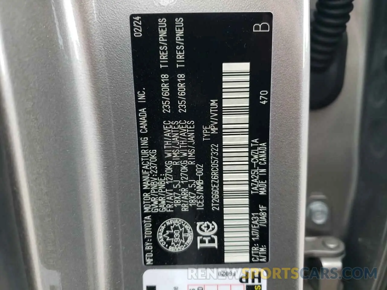 14 fotografías del automóvil dañado 2T2GGCEZ6RC057322 LEXUS NX 350 PRE 2024